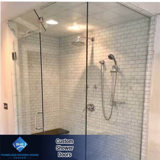 19 frameless shower doors denver custom glass enclosure